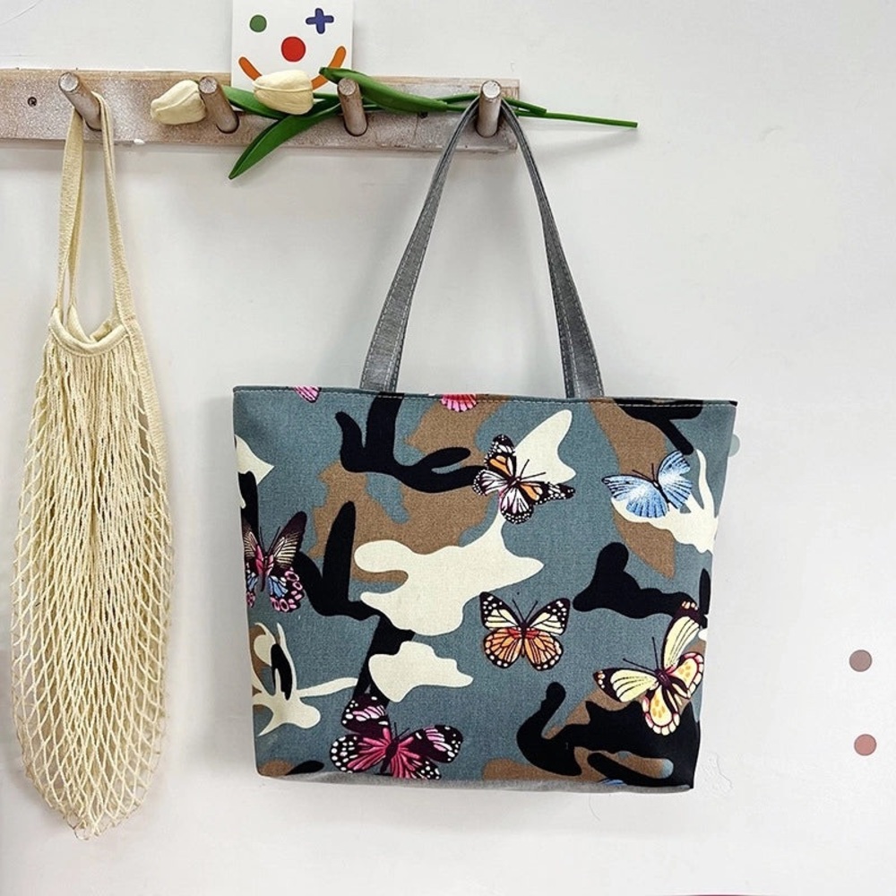 Butterfly Camouflage Tote Bag